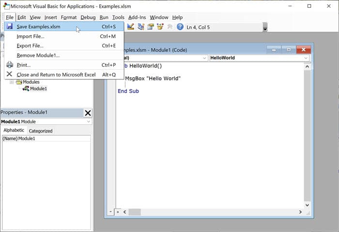 How to store VBA code Store VBA code.