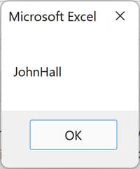 Excel VBA string operators | concatenate - join Concatenate - join two strings using ampersand