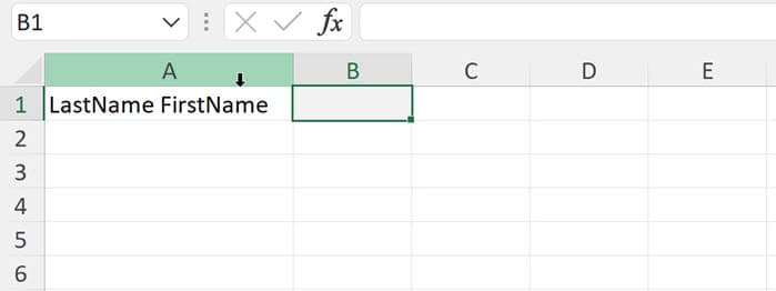 Create data in an Exel spreadsheet Enter data into cell A1 in a spreadsheet